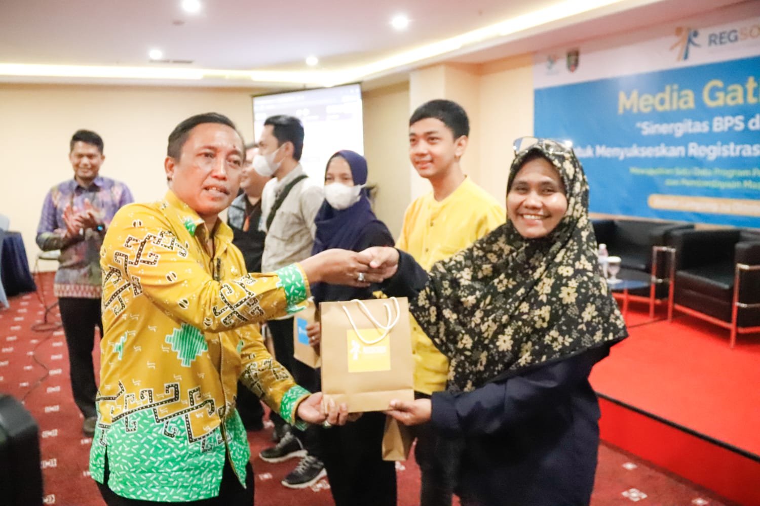 BPS Lampung Gelar Media Gathering Pendataan Awal Regsosek