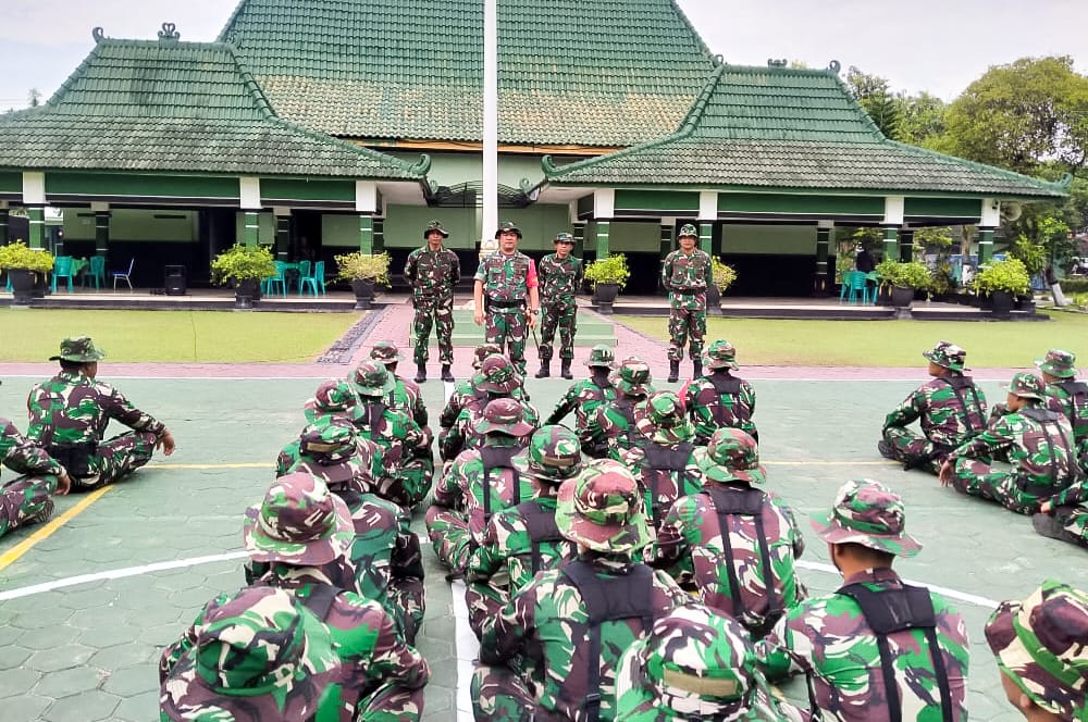 Berikan Arahan SSK BKO, Dansatgas TMMD 115 Bojonegoro : Kerja ikhlas, Lancarkan Tugas