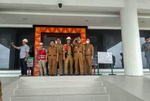 Bupati Agus Istiqlal Meninjau Gedung Perkantoran yang baru