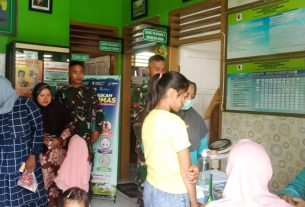 Dukung program TMMD 115, Dinas P3AKB Bojonegoro gelar Pelayanan KB Gratis