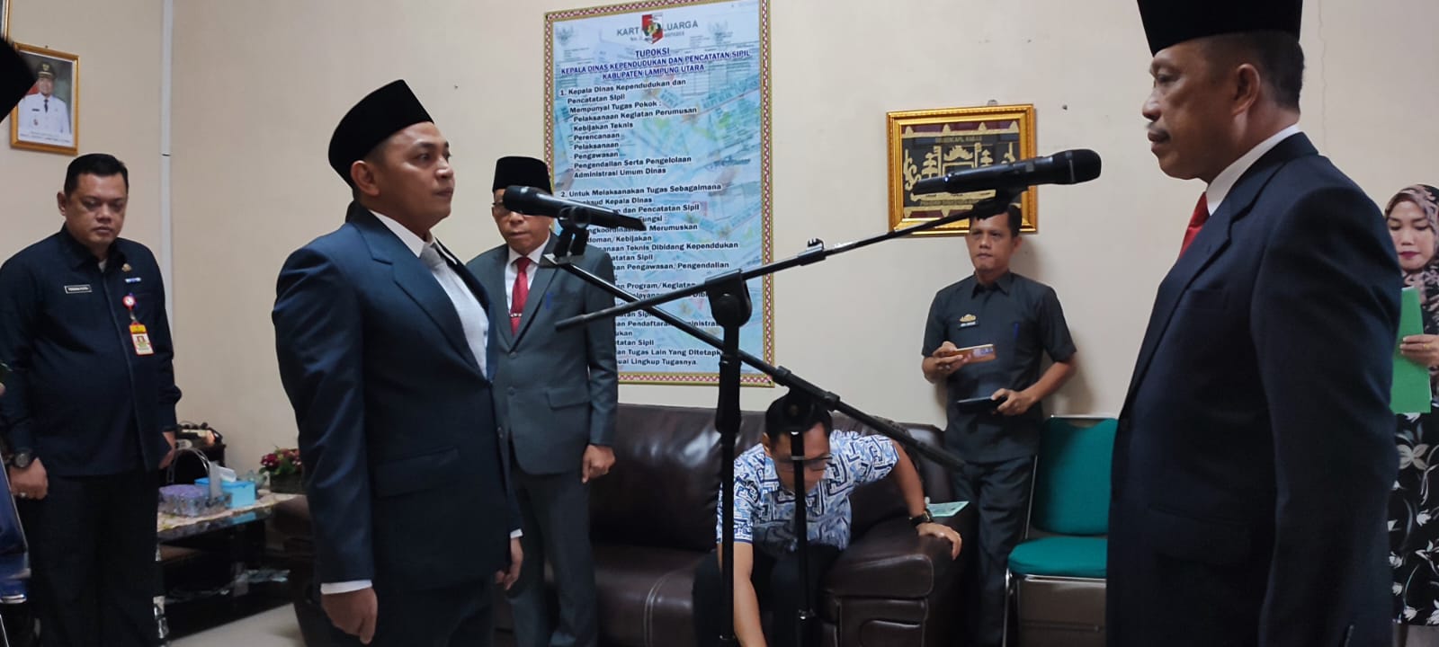 Ferry Wijaya dilantik sebagai Kabid Pelayanan pendaftaran Kependudukan