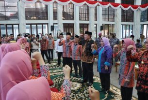 Gubernur Arinal Melepas Kafilah Provinsi Lampung yang Akan Mengikuti MTQ Nasional ke-29 di Kalimantan Selatan