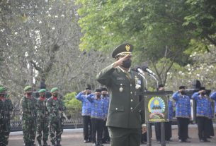 HUT TNI Ke 77, Kodim Boyolali Ziarah dan Tabur Bunga ke Makam Pahlawan Ratna Negara