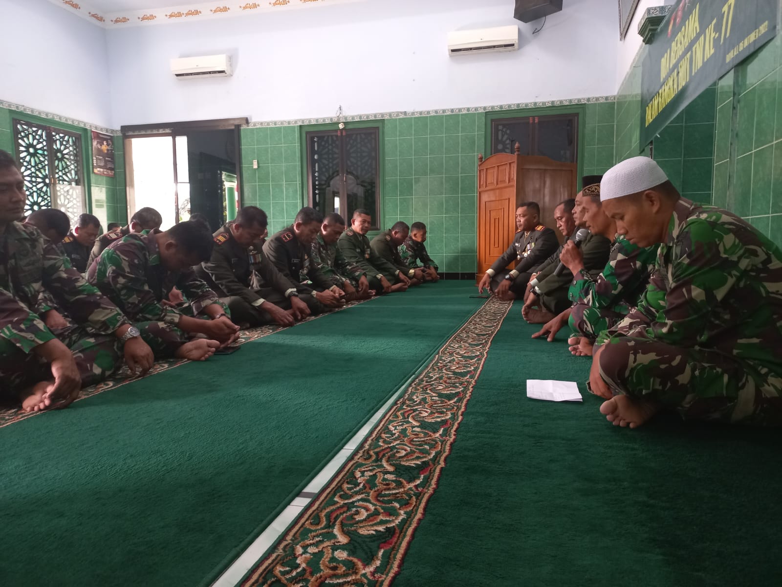 HUT TNI ke 77 Kodim Boyolali Gelar Doa Bersama