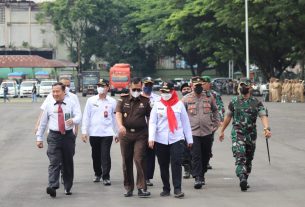 Hadiri Apel Kesiapsiagaan penanggulangan Bencana, Dandim 0410/KBL : Siap Mendukung Pemerintah Daerah