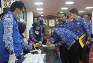 Hasil Tes Urine Seluruh Eselon II dan Pimpinan Tinggi Pratama di Lingkungan Pemerintah Provinsi Lampung Dinyatakan NEGATIF Dari Berbagai Zat Tergolong Narkoba