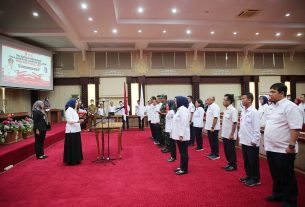 Riana Sari Arinal Lantik Winarni Nanang Ermanto sebagai Ketua PMI Kabupaten Lampung Selatan Masa Bakti 2022-2027