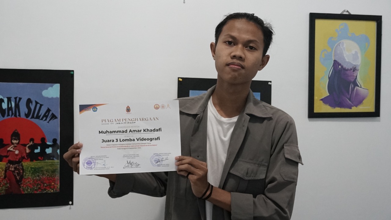 Mahasiswa Prodi DKV IIB Darmajaya Raih Juara Videografi Nasional Himagara Unila