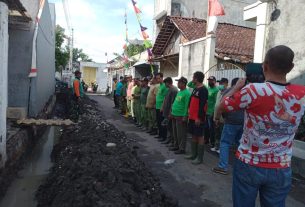 Melalui Program KBD, Koramil 04/Jebres Gelorakan Semangat Goyong Royong