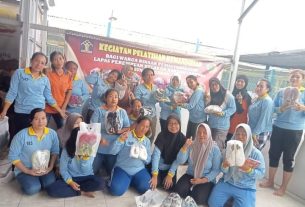 Mengintip Warga Binaan Lapas Perempuan Bandarlampung Ikut Pelatihan Laundry ASLI