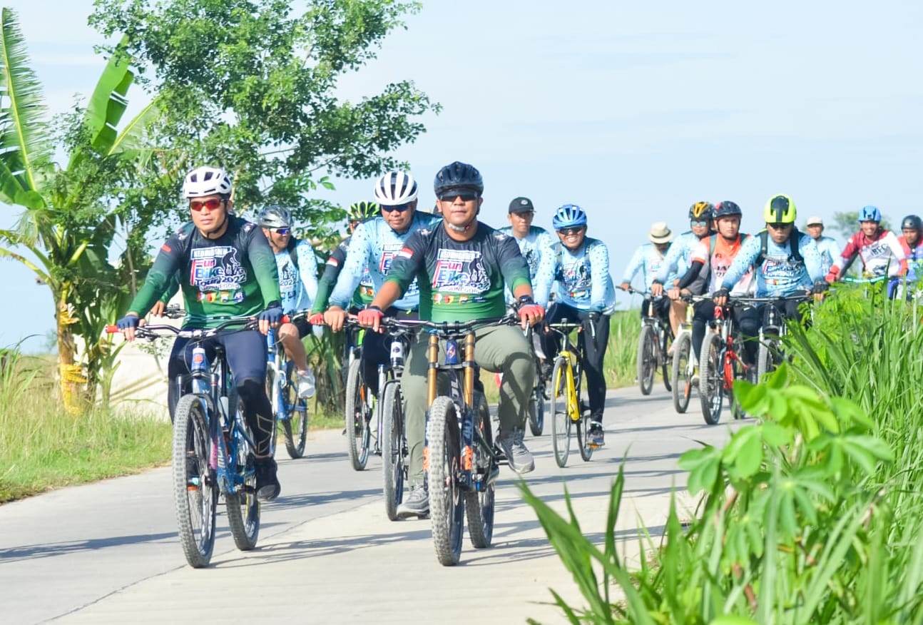 Meriahkan HUT ke- 77, Kodim Bojonegoro gelar Kedungadem Fun Bike Tour 2022