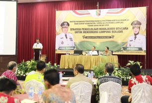 Pemprov Lampung Gelar Bimtek Pengembangan Kompetensi Pimpinan Daerah yang diikuti 60 Camat se-Provinsi Lampung