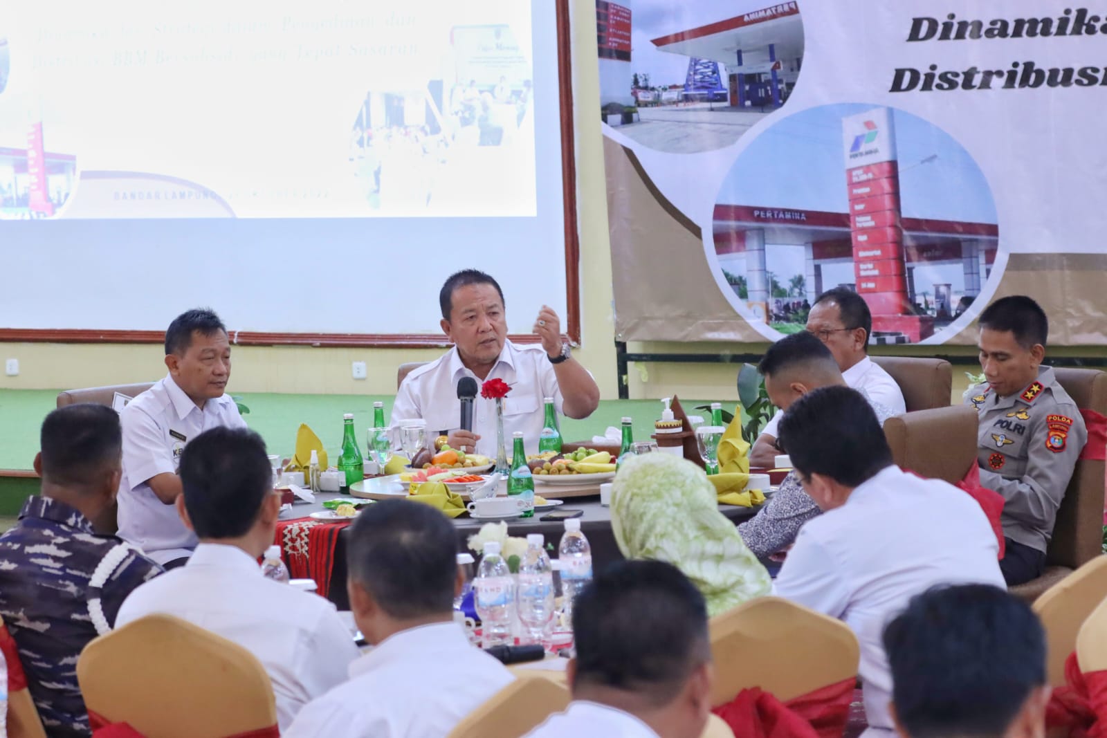 Pemprov Lampung Gelar Diskusi Dalam Kegiatan Coffee Morning, Upaya Menjamin ketersediaan dan distribusi BBM Bersubsidi Yang Tepat Sasaran