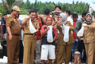 Pemprov Lampung Laksanakan Lanjutan Restocking 1 Juta Ekor Benih Ikan Endemik Di Kabupaten Tulang Bawang