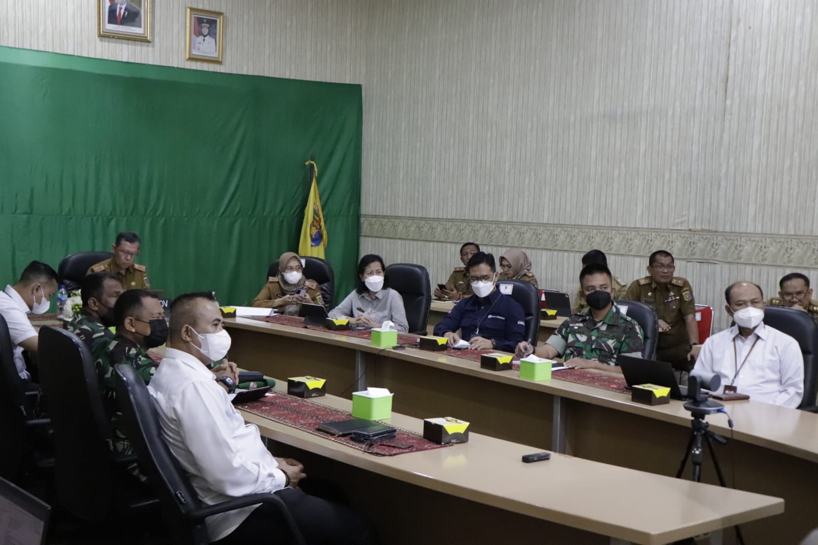 Pemprov Lampung Mengikuti Rapat Koordinasi Pengendalian Inflasi yang diselenggarakan Kemendagri