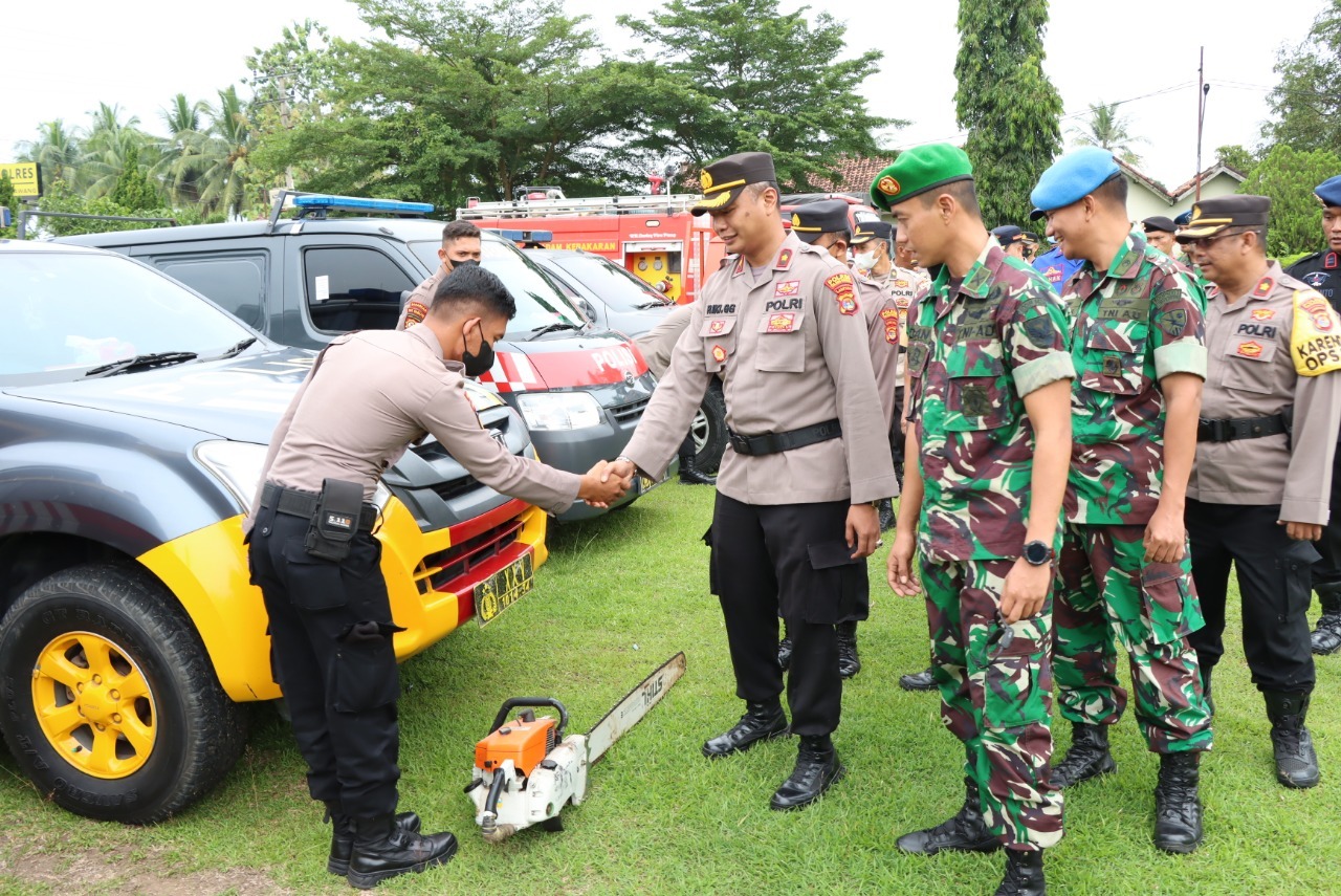 Polres Tulang Bawang Bersama Instansi Terkait Melaksanakan Apel Gelar Pasukan, Ini Tujuan Utamanya