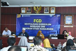 Prodi Manajemen IIB Darmajaya Gelar FGD Revitalisasi Kurikulum OBE bersama Stakeholder