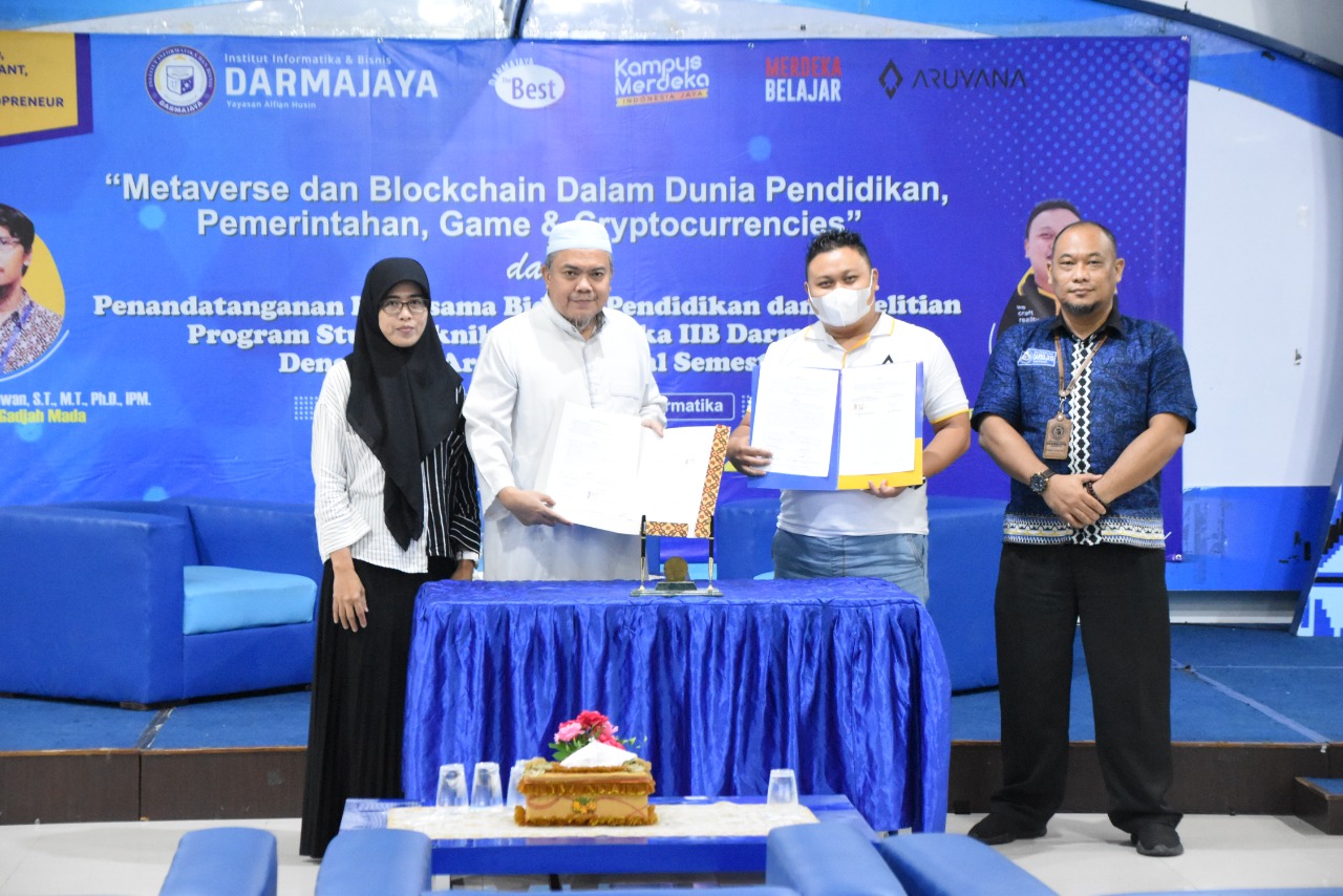 Prodi TI Kampus The Best IIB Darmajaya Gelar Seminar Metaverse dan Blockchain