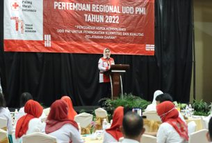 Provinsi Lampung Tuan Rumah Pertemuan Regional I Unit Donor Darah (UDD) PMI Tahun 2022 se-Sumatera, Banten dan DKI Jakarta