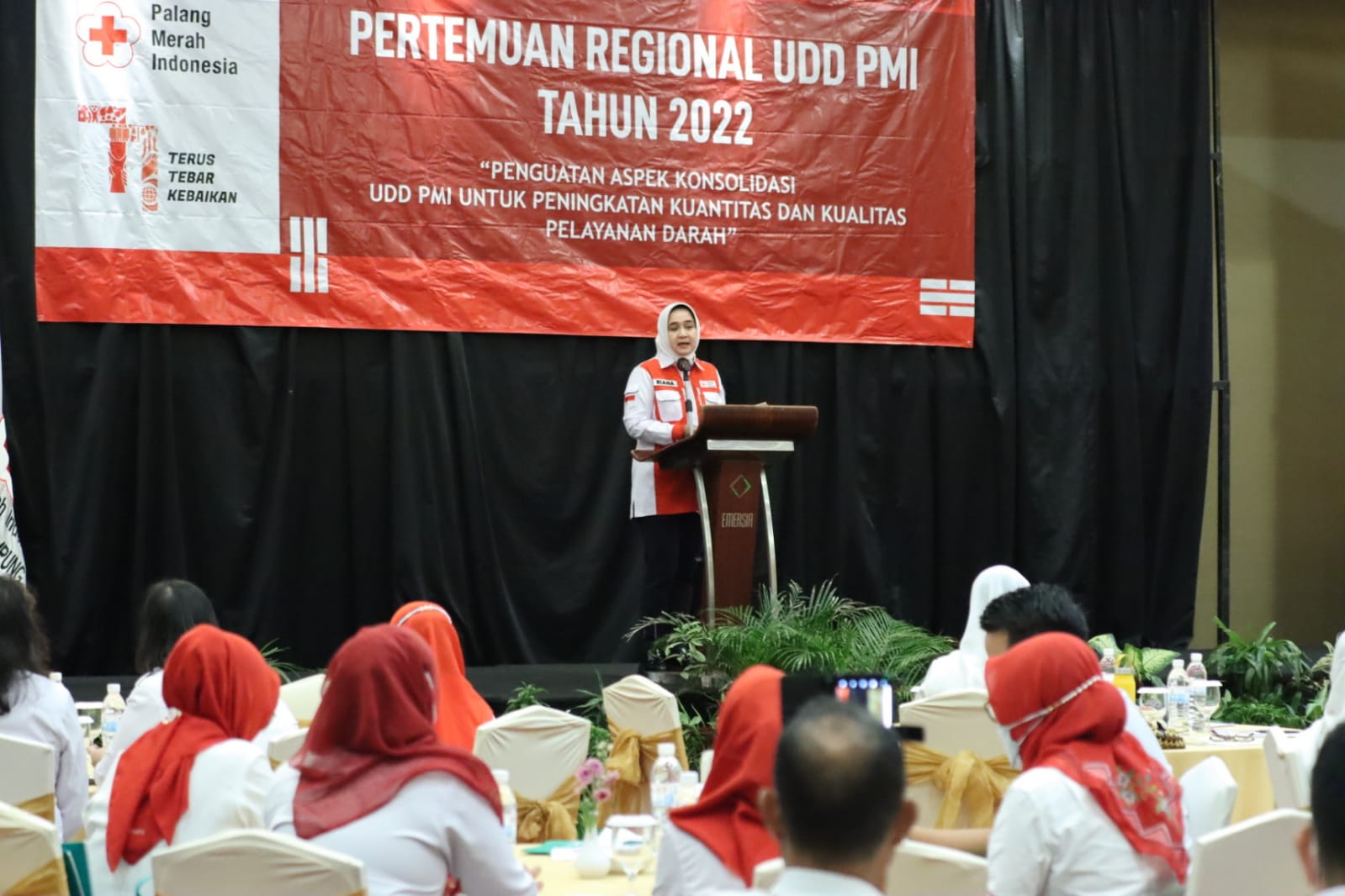 Provinsi Lampung Tuan Rumah Pertemuan Regional I Unit Donor Darah (UDD) PMI Tahun 2022 se-Sumatera, Banten dan DKI Jakarta
