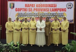 Riana Sari Arinal Buka Rapat koordinasi GOPTKI seluruh Kabupaten/kota se Provinsi Lampung