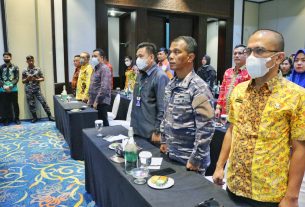 Sekretaris Daerah Provinsi Lampung Memimpin Deklarasi Final Materi Teknis Perairan Pesisir Provinsi Lampung