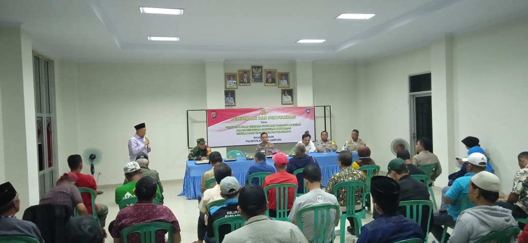 Sinergi 3 Pilar Bersama FKPM dan Pokdar Kamtibmas