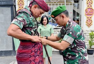 Danrem 074/Warastratama Kolonel Inf Anan Nurakhman, S.I.P melaksanakan Kunjungan Kerja di Kodim 0726