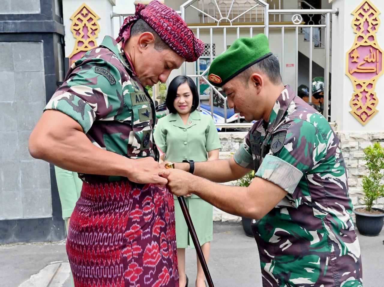 Danrem 074/Warastratama Kolonel Inf Anan Nurakhman, S.I.P melaksanakan Kunjungan Kerja di Kodim 0726