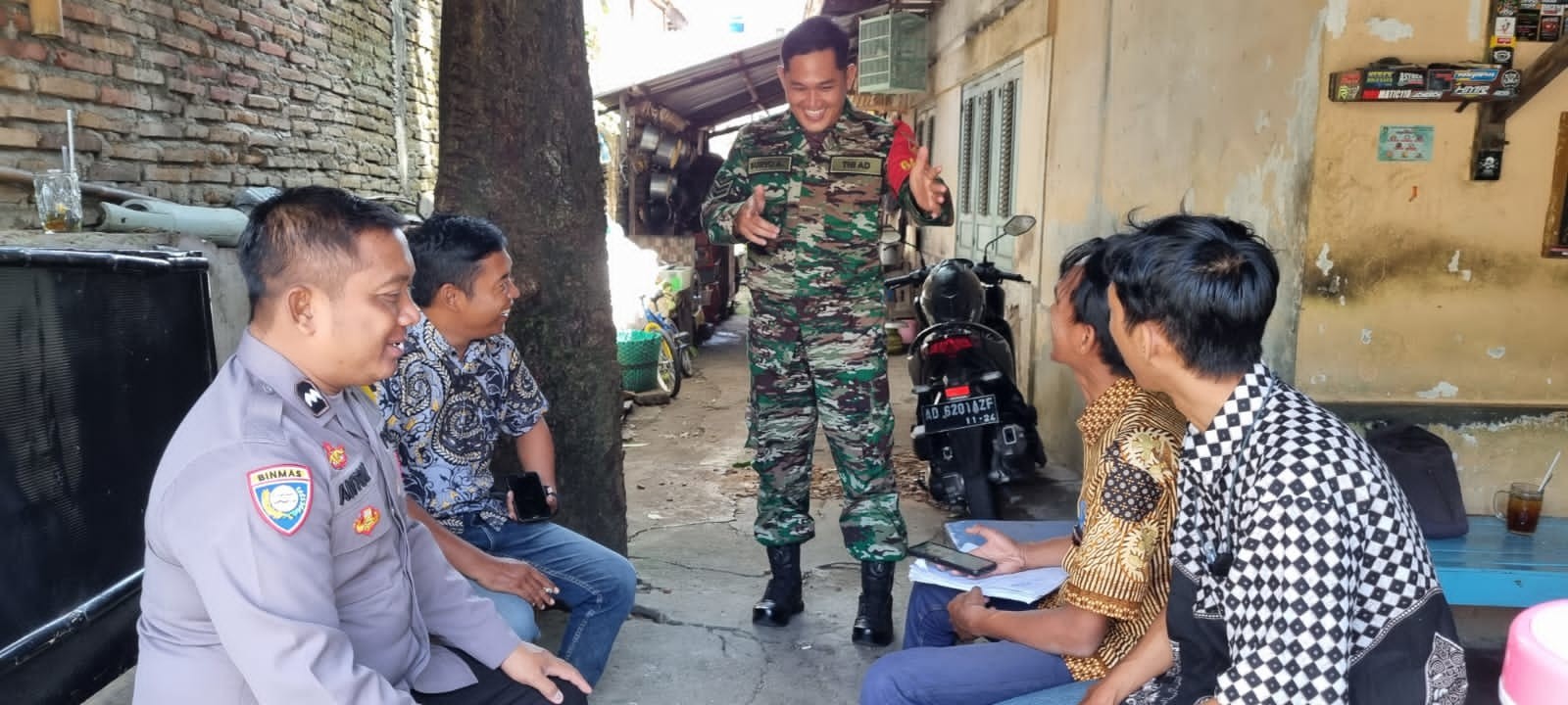 Tokoh Pemuda Jadi Sasaran Komsosnya Babinsa & Bhabinkamtibmas Tipes