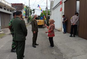 Yakinkan Sesuai Target, Dandim 0735/Surakarta Cek KBD Tahap III di Wilayah Kecamatan Jebres