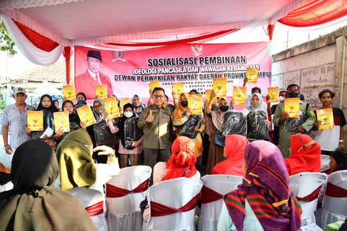 Anggota DPRD Lampung AR. Suparno Ajak Warga Enggal Amalkan Pancasila