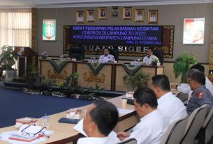 Ardian Saputra pimpin rapat persiapan pelaksanaan kegiatan Porprov ke-lX