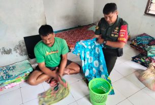 Babinsa Kelurahan Tipes selalu di tengah - tengah warga binaan