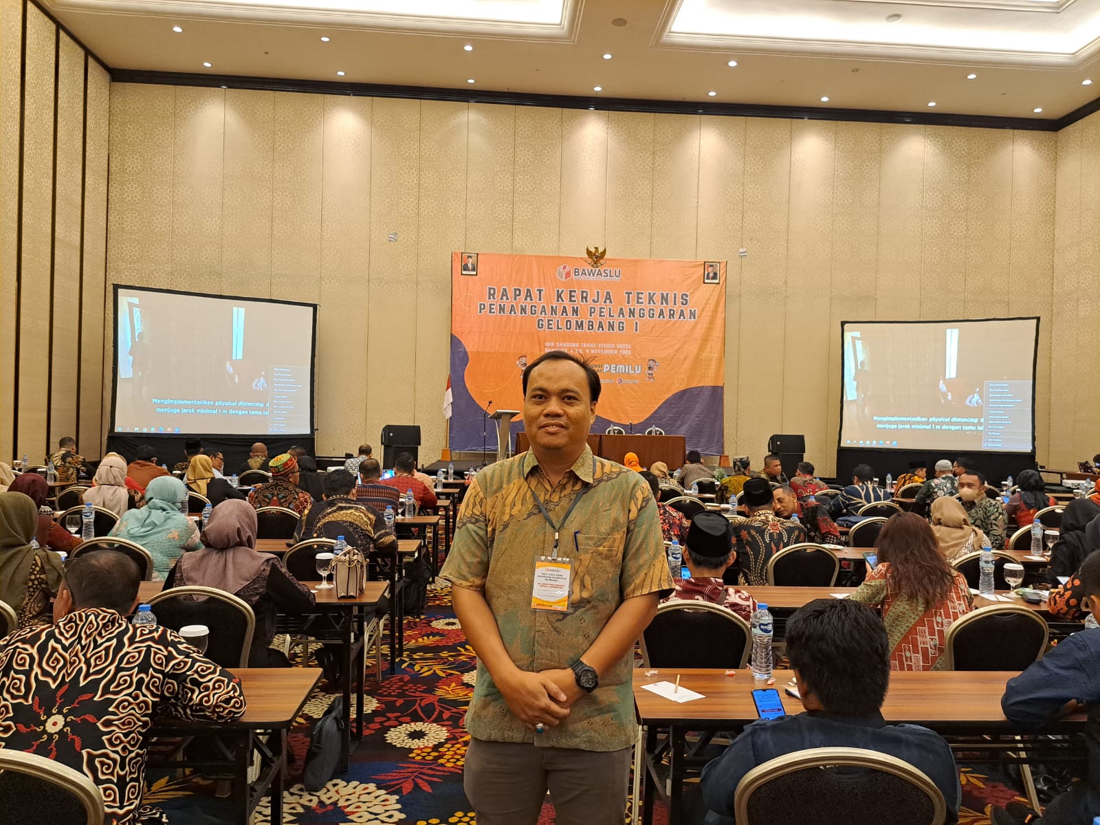 Bawaslu Pesisir Barat Hadiri Rakernis Penanganan Pelanggaran Gelombang I