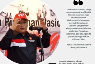 Nusantara Bersatu, Ribuan Relawan Jokowi Akan Penuhi GBK