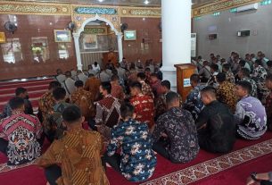 Binrohtal Polresta Bandar lampung Sekaligus Gelar Doa Bersama Untuk Korban Gempa Bumi di Cianjur