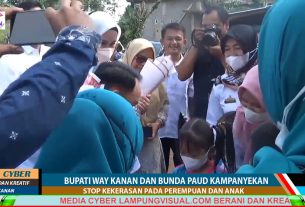 Bupati Way Kanan dan Bunda Paud Kampanyekan Stop Kekerasan Pada Perempuan dan Anak