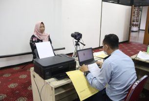 Dalam Rangka Peringatan HUT Korpri Ke-51, Pengurus Korpri Provinsi Lampung Gelar Kegiatan Pembuatan Paspor Bagi ASN