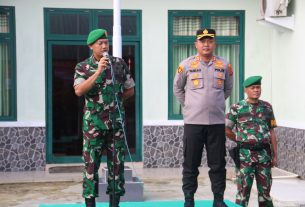 Dandim 0105/Abar Dan Kapolres Aceh Barat Sepakat Membuat Protap Apel Gabungan Digelar Setiap Satu Bulan Sekali