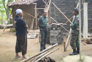 Dandim 0726/Sukoharjo Cek Langsung RTLH Di Desa Tawang Weru Sukoharjo