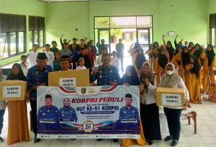 Dewan Pengurus Korpri Lampung Serahkan Bantuan Untuk Panti Lansia dan Panti Asuhan