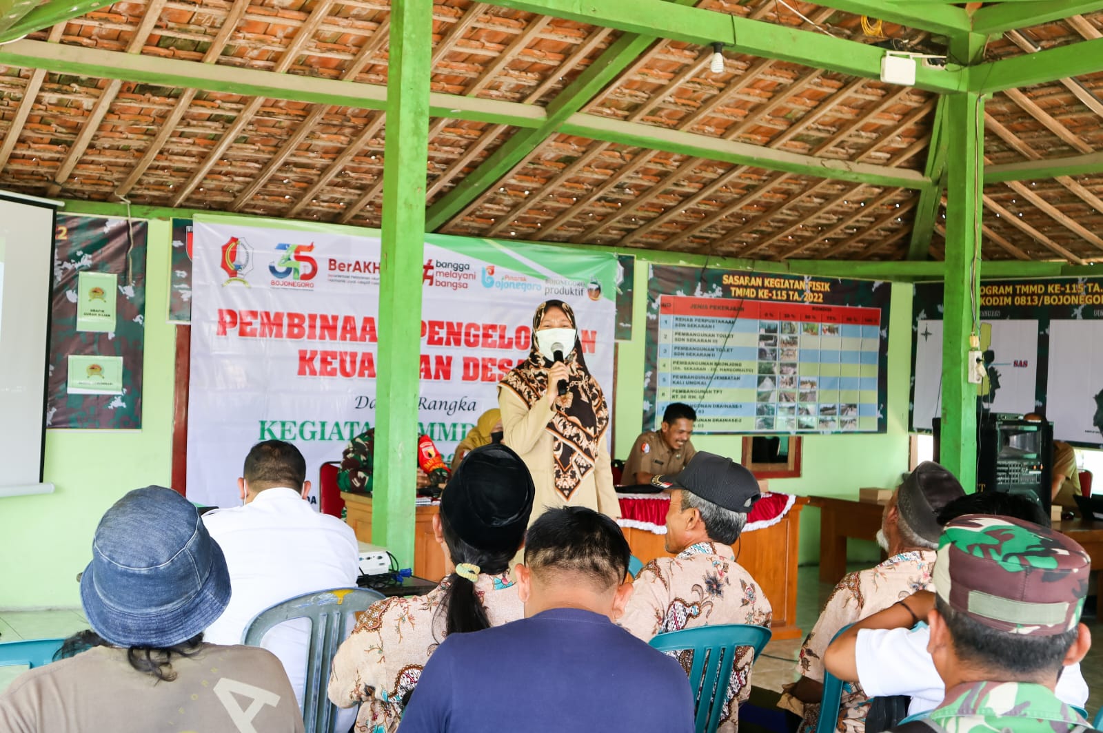 Dukung Program TMMD 115, Pemkab Bojonegoro gelar Pembinaan Pengelolaan Keuangan Desa