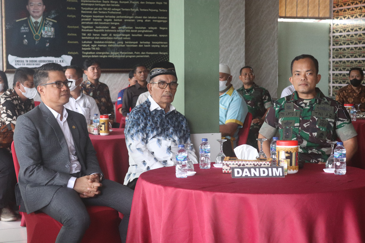 Gelar Kegiatan Komsos Dandim 0410/KBL Ajak Komponen Bangsa Bersatu Sejahterakan Masyarakat