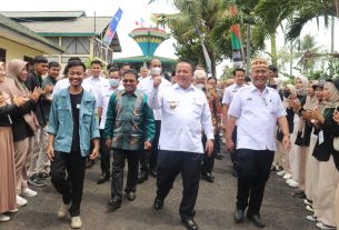 Gubernur Arinal Melakukan Peletakan Batu Pertama Pembangunan Gedung Pusat Kajian Cassava, Kelapa Sawit Dan Tebu