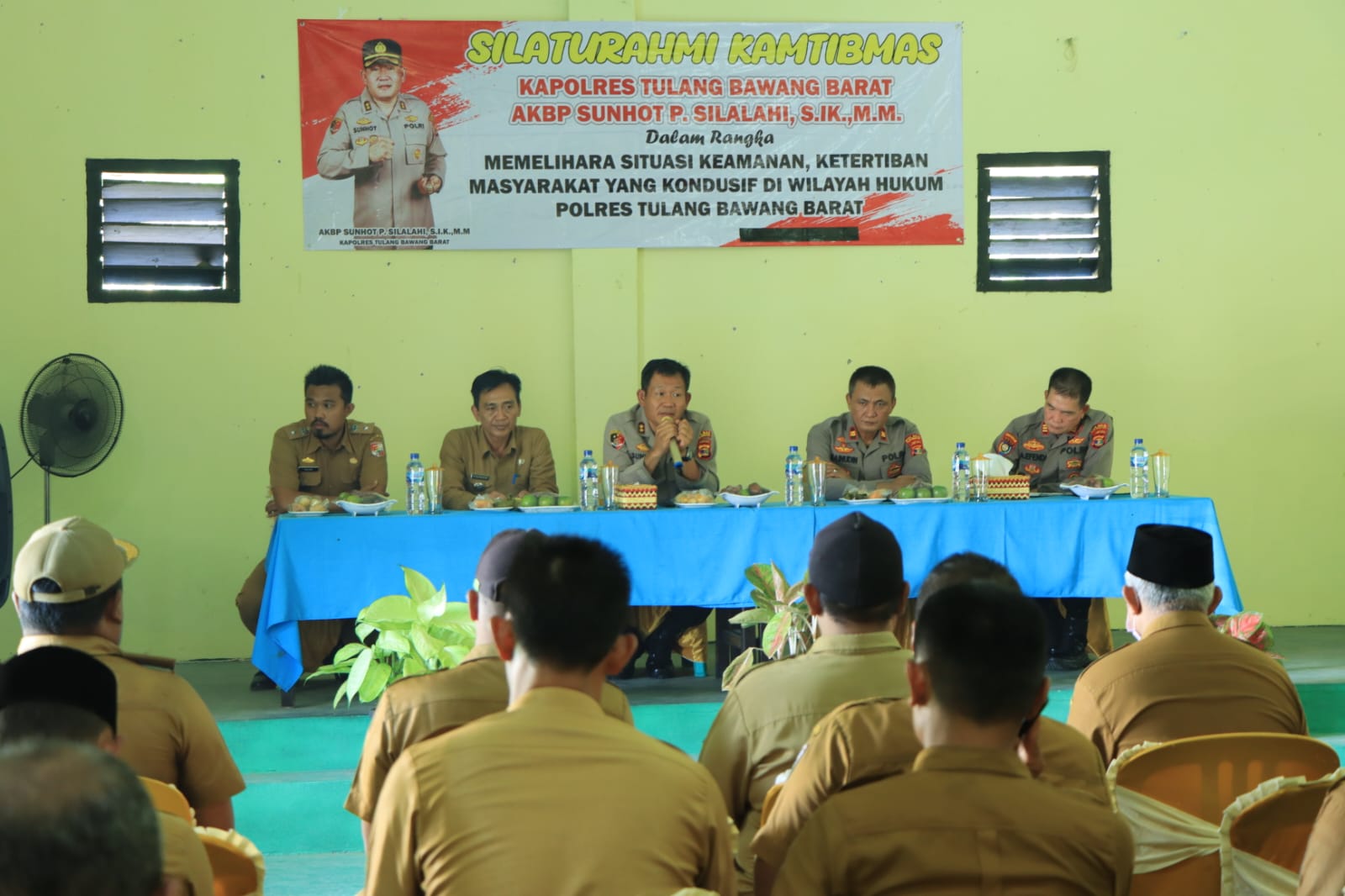 Jalin Silaturahmi Kamtibmas, Kapolres Tubaba Sambangi Tokoh Masyarakat.