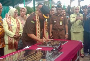 Kejati Lampung Nanang Sigit Yulianto Resmikan Rumah Restorative Justice Mesuji