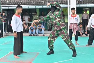 Kodim 0726/Sukohajo Gelar Seni Budaya Pencak Silat, 18 Perguruan Silat tampil memukau