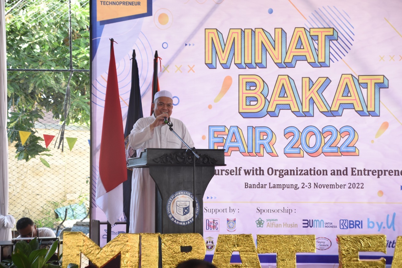 Minat Bakat Fair 2022 IIB Darmajaya Dibuka, ini Kata Rektor