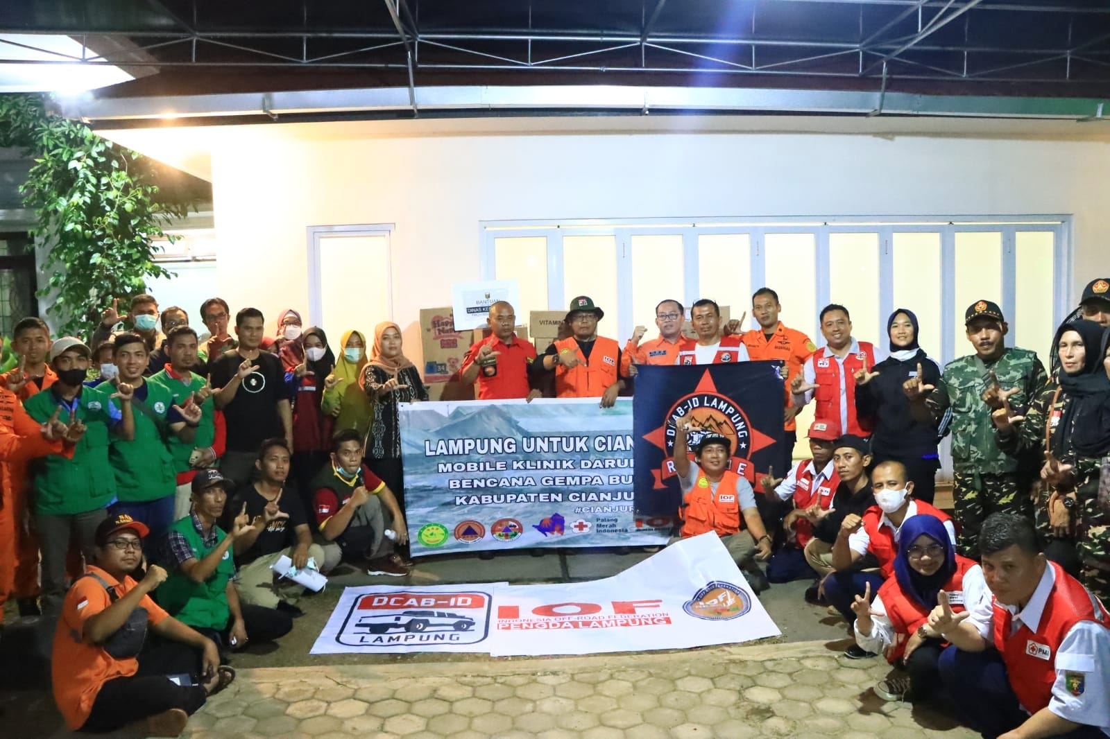 Pemprov Lampung Berangkatkan Tim Relawan Kemanusiaan ke Lokasi Gempa Cianjur
